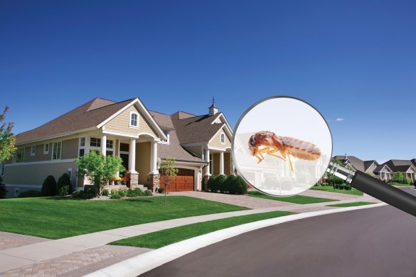 Termite infestation affecting neighborhood properties
