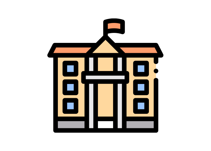 education cartoon education building by Rose Pest Solutions