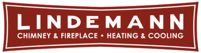 Untitled Design 2 A red banner with white text reads "Lindemann Chimney & Fireplace • Heating & Cooling," reminiscent of service signs seen in chicago pest control and home care industries.
